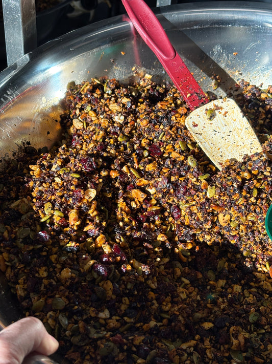 How We Make Our Salsa Macha in Small Batches